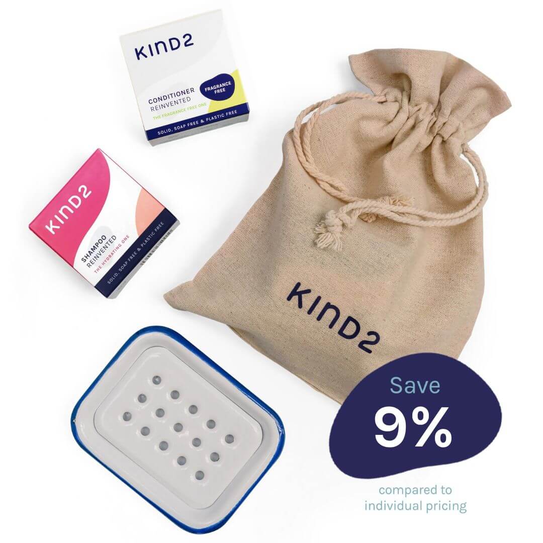 KIND2 - Hydrating Fragrance Free Shampoo Bar Gift Set