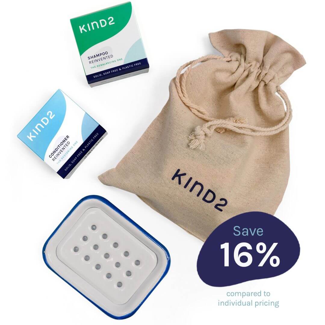 KIND2 - Rebalancing Restoring Shampoo Bar Gift Set