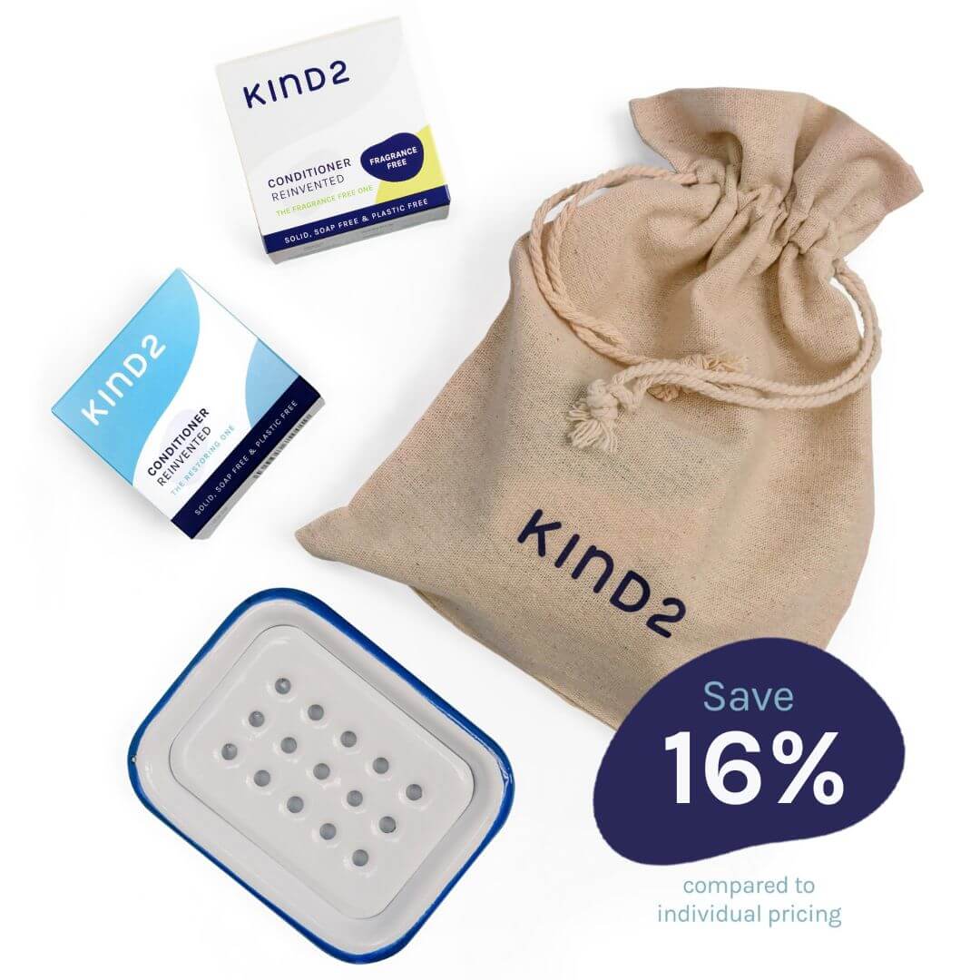 KIND2 - Restoring Fragrance Free Conditioner Bar Gift Set