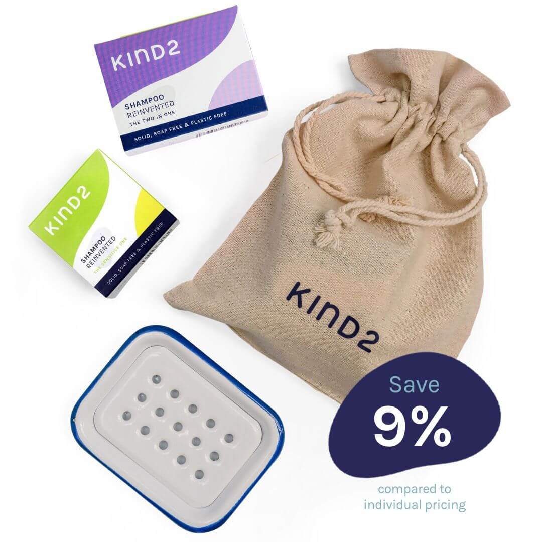 KIND2 - Sensitive Two in One Shampoo Bar Gift Set