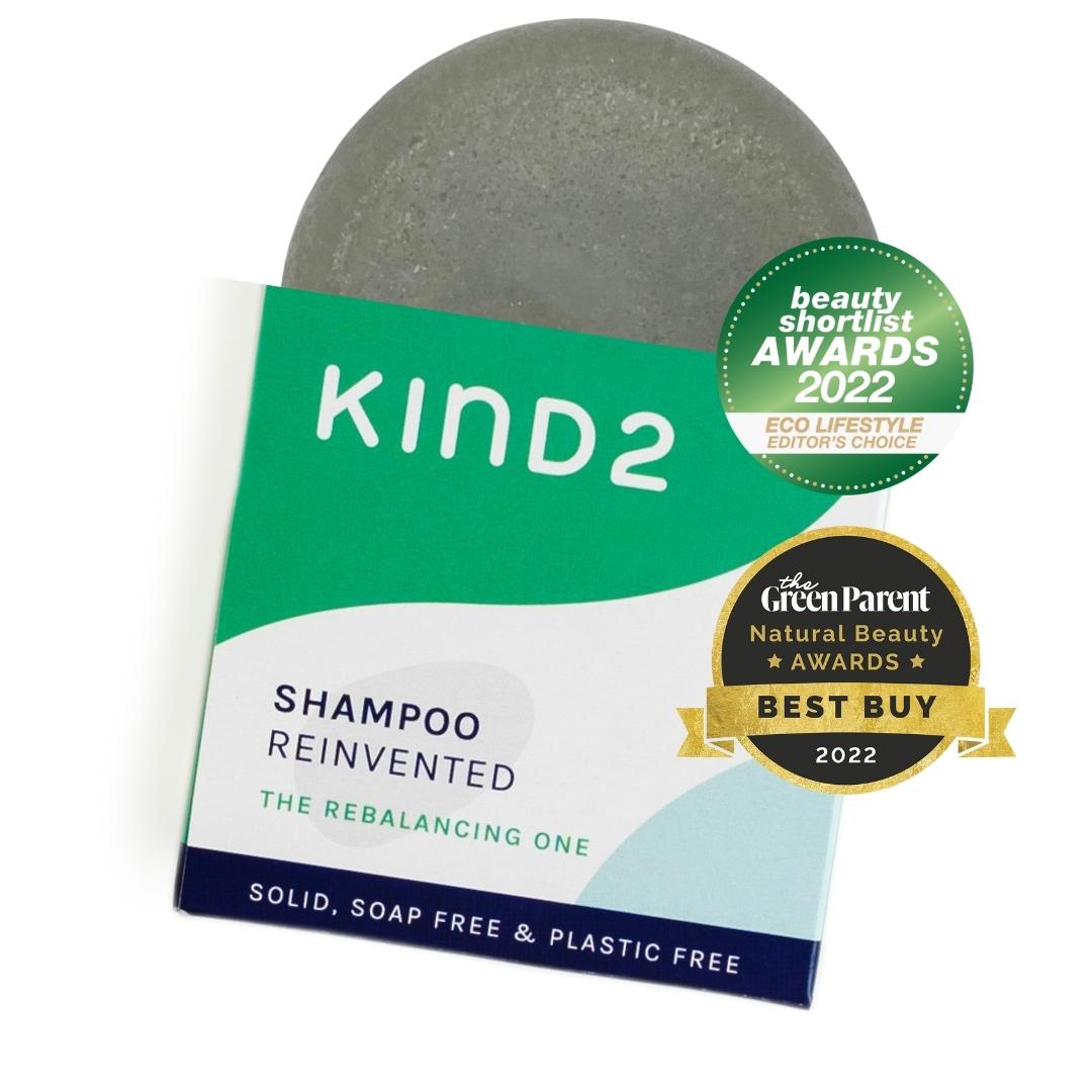 KIND2 The Rebalancing One Shampoo Bar - Editors Choice and Green Parent Best Buy