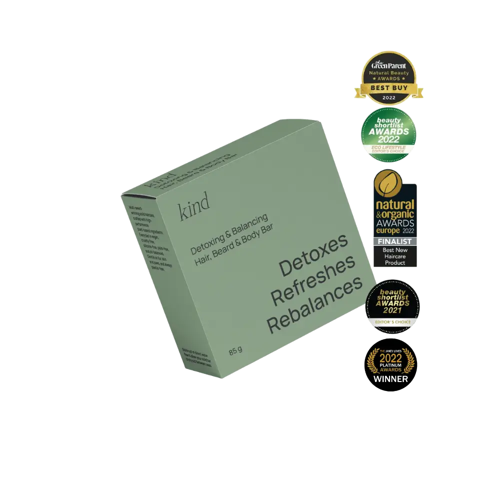 Detoxing & Rebalancing Hair, Beard & Body Metal Detox Solid Shampoo Bar