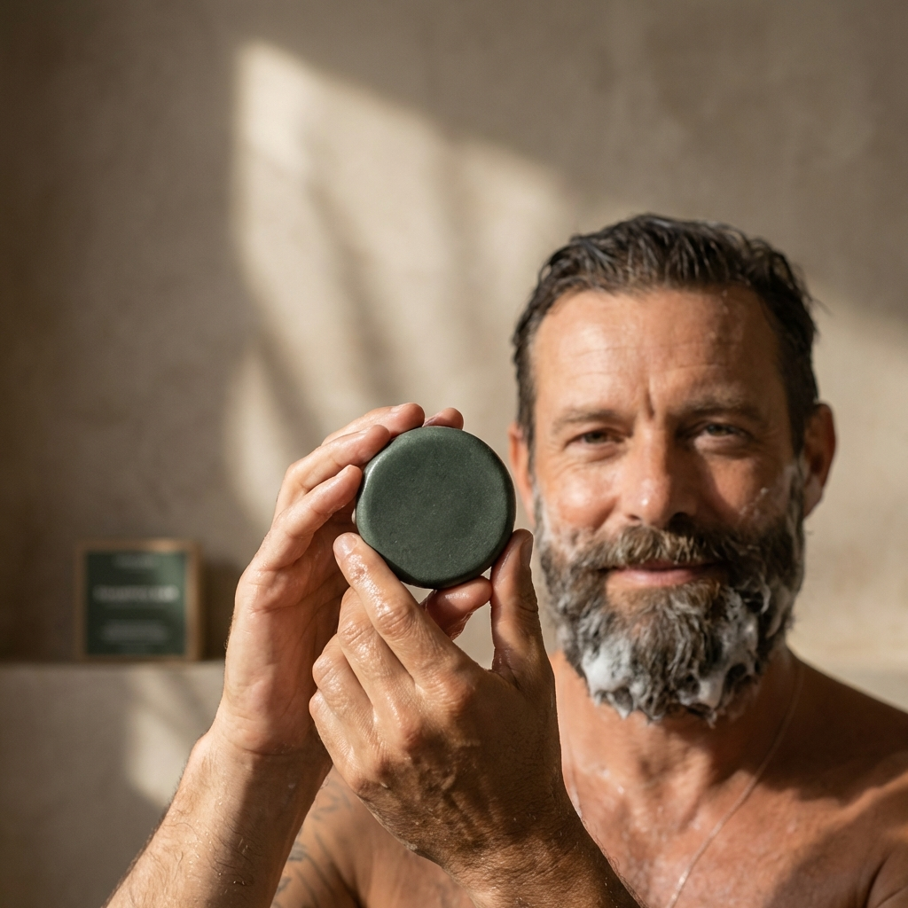 Hair Growth Shampoo Bar with Rosemary, Caffeine and Peppermint