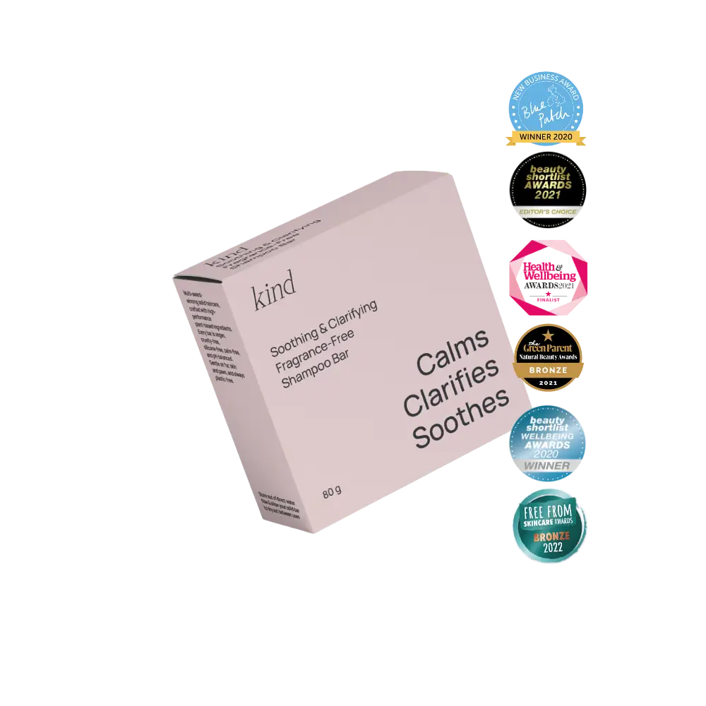 Soothing & Clarifying Fragrance-Free Solid Shampoo Bar