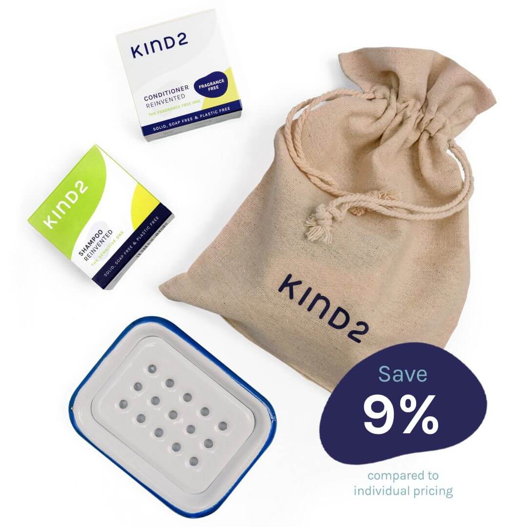 KIND2 - Sensitive Fragrance Free Shampoo Bar Gift Set