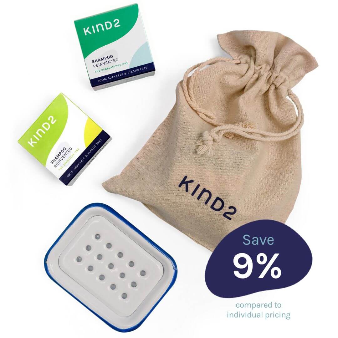 KIND2 - Sensitive Rebalancing Shampoo Bar Gift Set