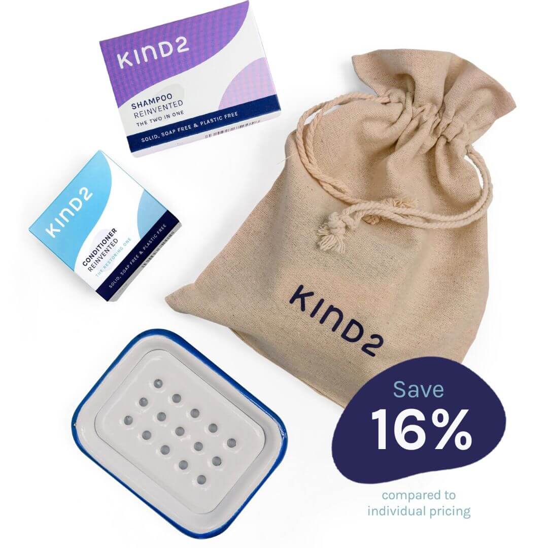 KIND2 - Two in One Restoring Shampoo Bar Gift Set
